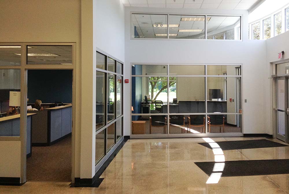 Commercial Contractors Kansas City KS Blue Valley School Entrance