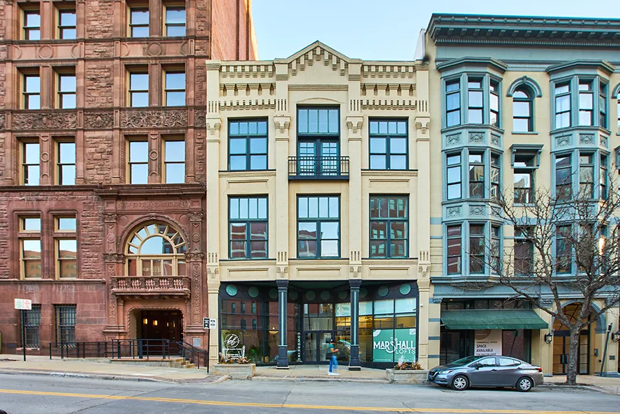 Commercial Contractors Kansas City KS Marshall Lofts Exterior Facad