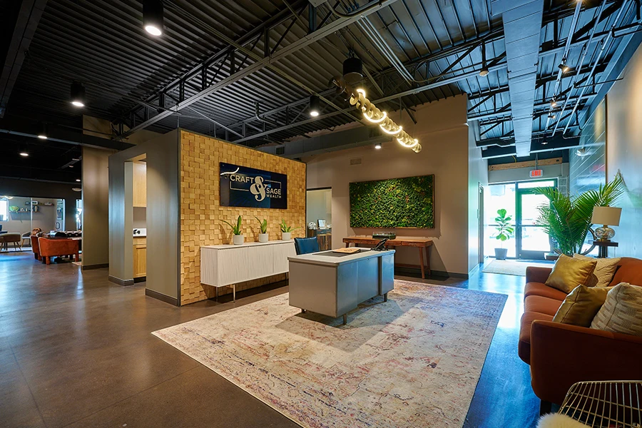 Commercial Contractors Kansas City KS Craft and Sage Entrance