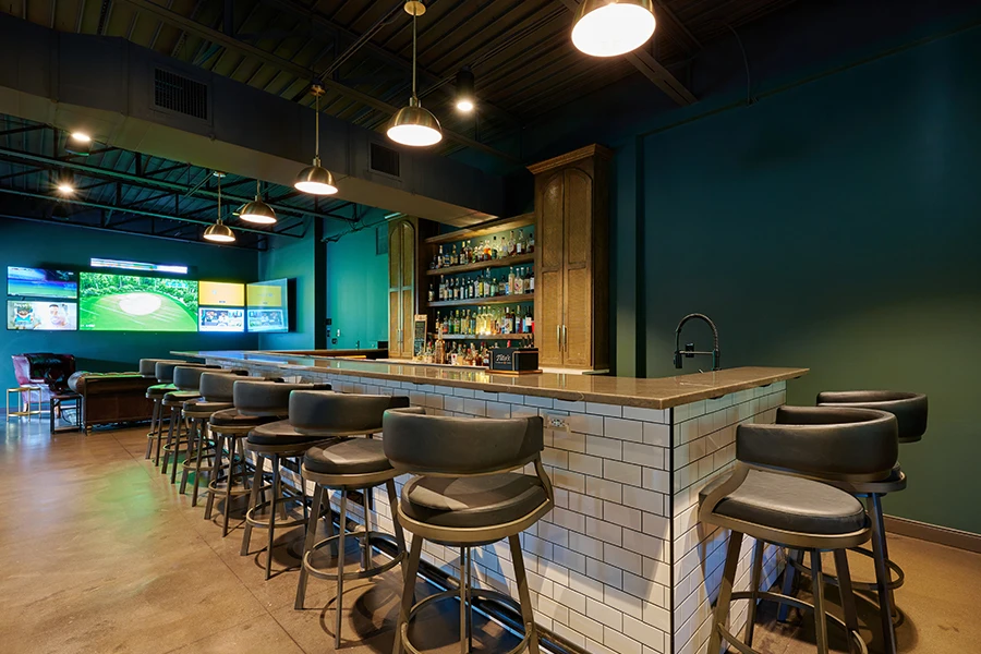Commercial Contractors Kansas City KS Speakeasy Bar Area